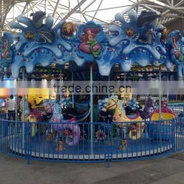 Most popular kids play amusement park games recreational carousel for sale