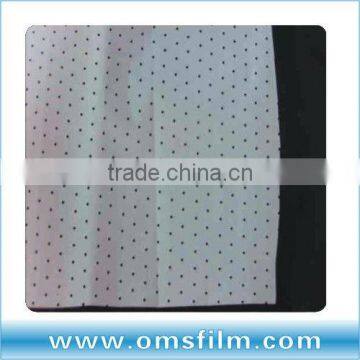 BOPP thermal lamination film with pinholes