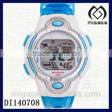 fashion multi functional easy to read plastic digital watches for students