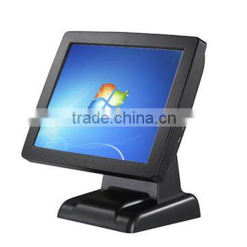 15 inch dual screen billing machine for fast food shops / restaurant / chain store