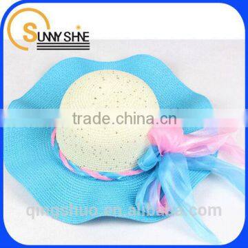 2014 Fashion Mexican Wide Roll Brim Sombrero Foldable Straw Hat Quality Choice photo-2