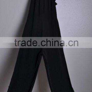 European Style New Fashion Elegant Sleeveless Women Beaded Jumpsuit in Black