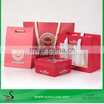 Sinicline latest custom made paper box/bag sets for children's outfits