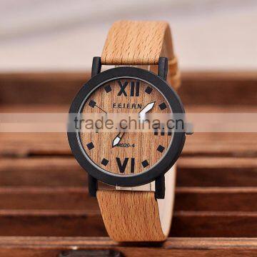 Casual Quartz Water Resistant Fashion Wooden Watch photo-6