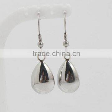 2016 Latest Fashion Design Stainless Steel Water Drop Long Drop Earring