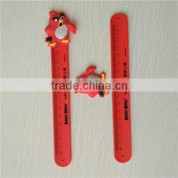 wholesale ruler wristband custom ruler bracelet silicone slap ruler band