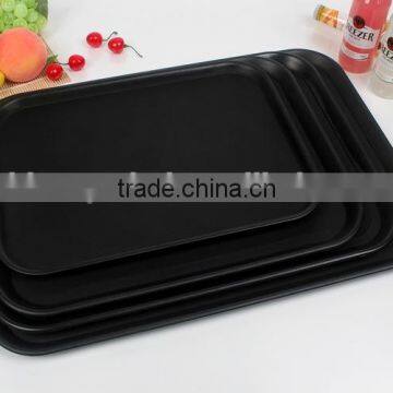 Non-Skid Economy Serving Tray for Restaurant, Rubber Lined