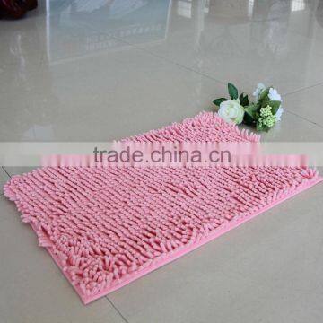 Chenille Floor Mat Bathroom Mat With Anti Slip Base High Quality