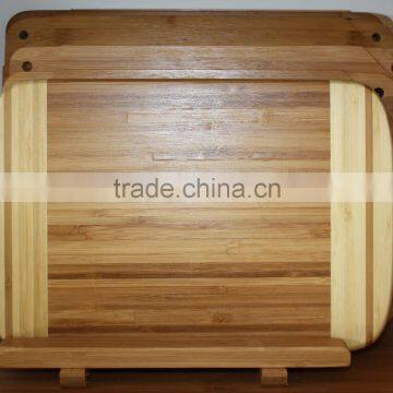 healthy and natural bamboo chopping cutting board/ organic cutlery tray