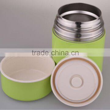 500Ml stainless steel hot lunch box/double layer lunch box