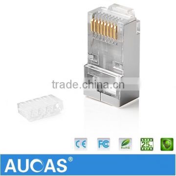 Best Price Network Cable FTP Cat6 Plug RJ45 Connector Male PCB Connector Shielded Hot Sell