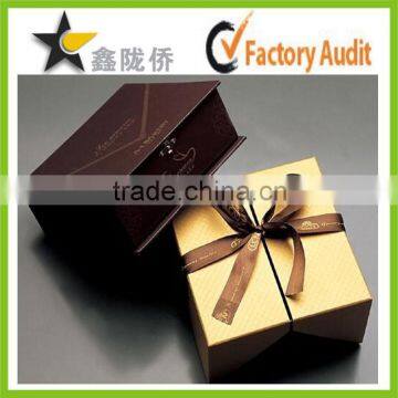 Christmas High quality custom design apparel/jewelry/wine/gift/food packaging box