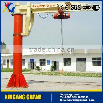 Remote Pendent Controlling Column Mounted Jib Crane 1000 kg Portal Crane