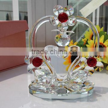 Exquisite Crystal Gift Crystal swan for valentine's day Gift Home Decoration