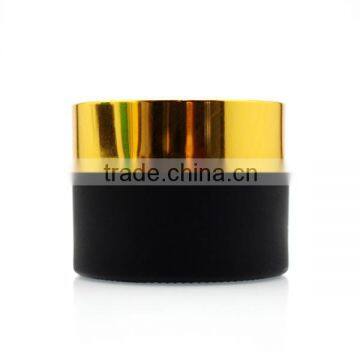 empty glass jar of skin cream