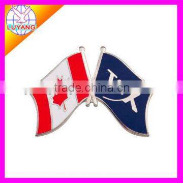 gold plated cloisonne high quality lapel brooch LYLP-007 for promotion gift