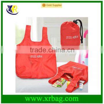 Custom Reusable Grocery Foldable Shopping Bag Polyester