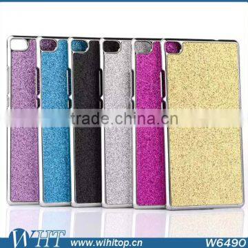 Bling Bling Crystal Chromed Plastic Phone Case for Huawei P8