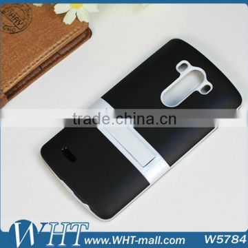 Matte TPU Mobile Phone Case for LG G3 with PC Stand