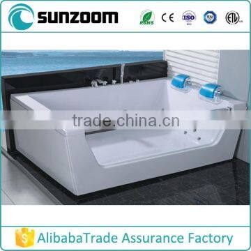 SUNZOOM bathtub double sizes,double corner bathtub,hydromassage-bathtub