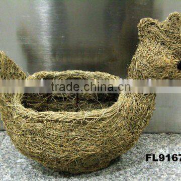 rattan animal basket,animal planter,rattan animal,garden decoration,rattan basket,wicker basket,rattan decoration,rattan craft