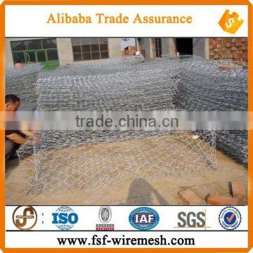 2016 hot sale wire mesh gabion box stone cage