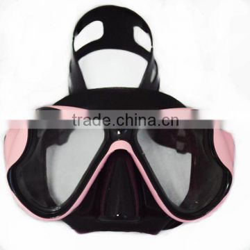 Scuba diving gear equipment ,Tempered glass silicone diving mask