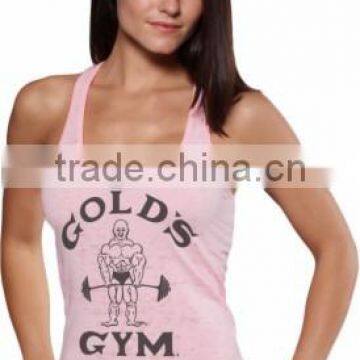 Women Gold Gym Stringers/ Gym Tanks/ Gym Tops