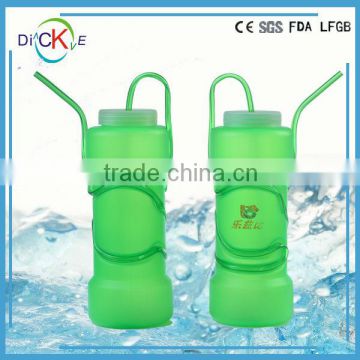 Promotion Polyclear Plastic Sport Straw Cups with straw