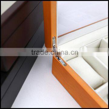 Flip Wood Paint Transparent Skylight Jewelry Ring Earrings Necklace Gold and Silver Custom Packaging bo photo-3