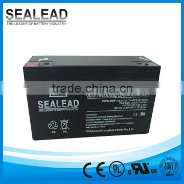 2016 Maintenance free 6v 10Ah UPS sealed VRLA battery