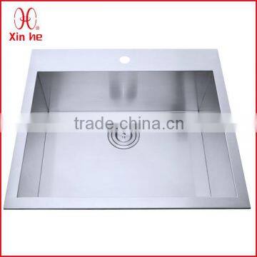 Handmade stainless steel sink for kitchen item