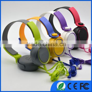 OEM Logo Super Bass Best price colorful wired headphone, OEM wired mp3