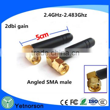 high quality rubber duck 2dB wireless 2.4g wifi antenna ZigBee antenna