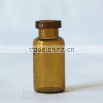 3ML Mini Tubular Amber Glass Vial For Chemical