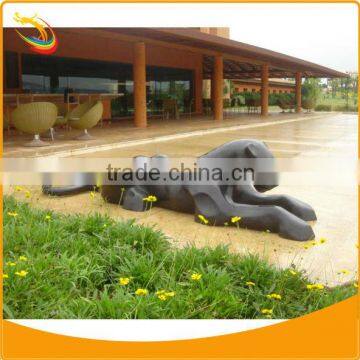 Fiberglass Resin Sculpture Animal Panther Statue