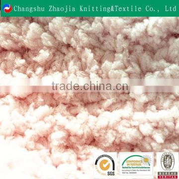 2016 wholesale polyester pv cashmere super soft winter clothes fabric Oeko-Tex100 certificated from China factory