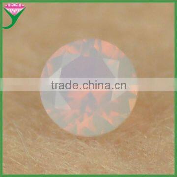 hot sale low price heat resisting wax loose nano pink opal gems