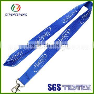 Custom printed neck nylon lanyard no minimum order
