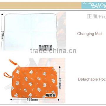disposable diaper bag with Changing mat and milk bottle bag