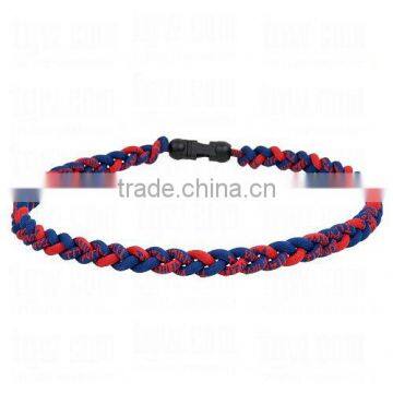 China wholesale cheap custom titanium sports necklace,baseball necklace