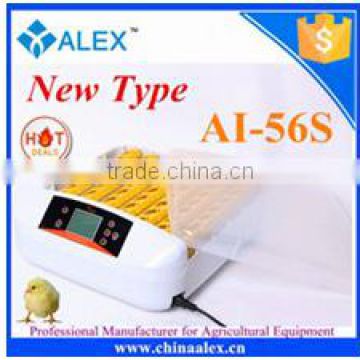 2016 ALEX Newest updated chicken & duck & goose egg incubator automatic turning/precio incubadora