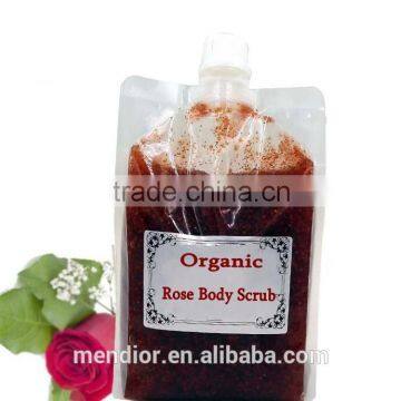 Private label organic Rose body scrub custom brand