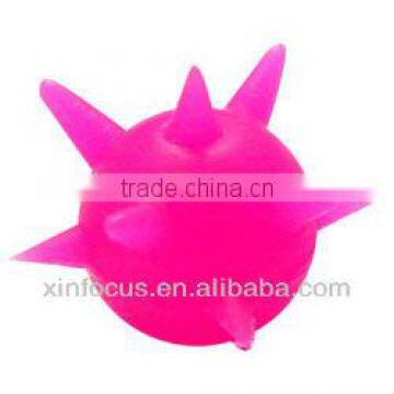 Silicone UV Tongue Tickler - Spikey Sphere & body piercing jewelry accessory