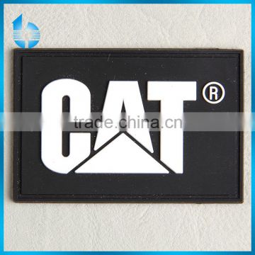 Custom silicone 3d rubber clothing label for clothes & shoes