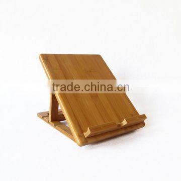 Hot Selling bamboo fabric Eco-friendly Bamboo Adjustable pad Stand laptop stand