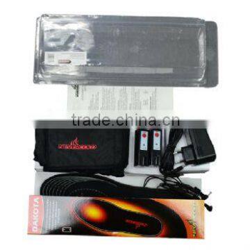 3.7V 2600mAh adjustment Li-ion Battery EVA HEATED INSOLES