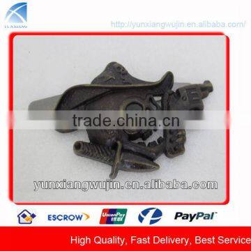 CD5506 Unique Design Fashion Metal Skull Labels for Decorative