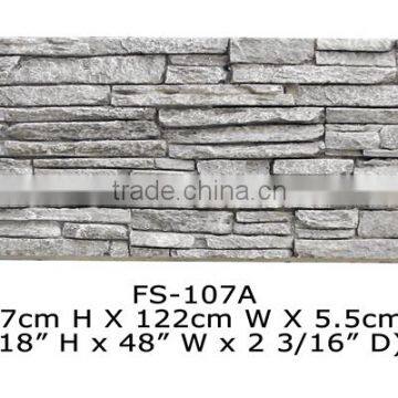 Polystyrene High Quality beautiful decorative pu artificial stone panel