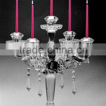2016 Crystal Candle Candlestick WH-004 for Home Decration